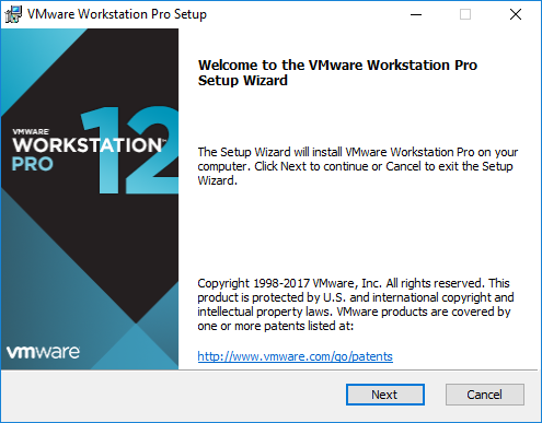 Εγκατάσταση VMware Workstation 12.5 στα Windows 10