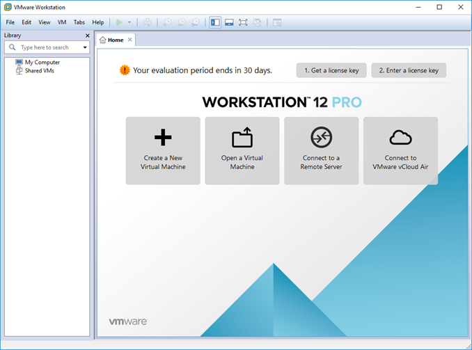 Εγκατάσταση VMware Workstation 12.5 στα Windows 10