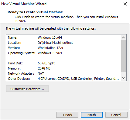 Δημιουργία Windows VM στο VMware Workstation