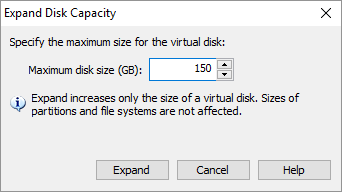 Επέκταση χώρου σε δίσκο στο VMware Workstation