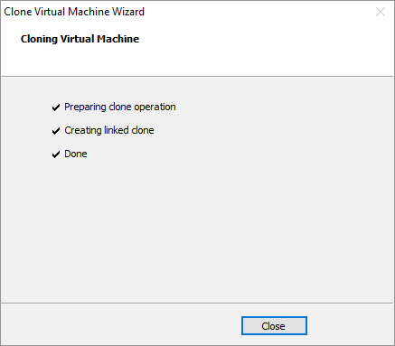 Δημιουργία VM κλώνου από template στο VMware Workstation