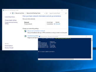 Αλλαγή του τύπου δικτύου μέσω PowerShell στον Windows Server 2016