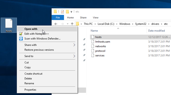 Πώς να επεξεργαστείτε το αρχείο Hosts στα Windows 10