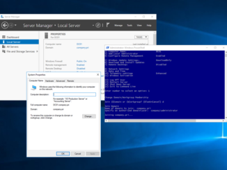 Domain join έναν Windows Server 2016 στο Active Directory