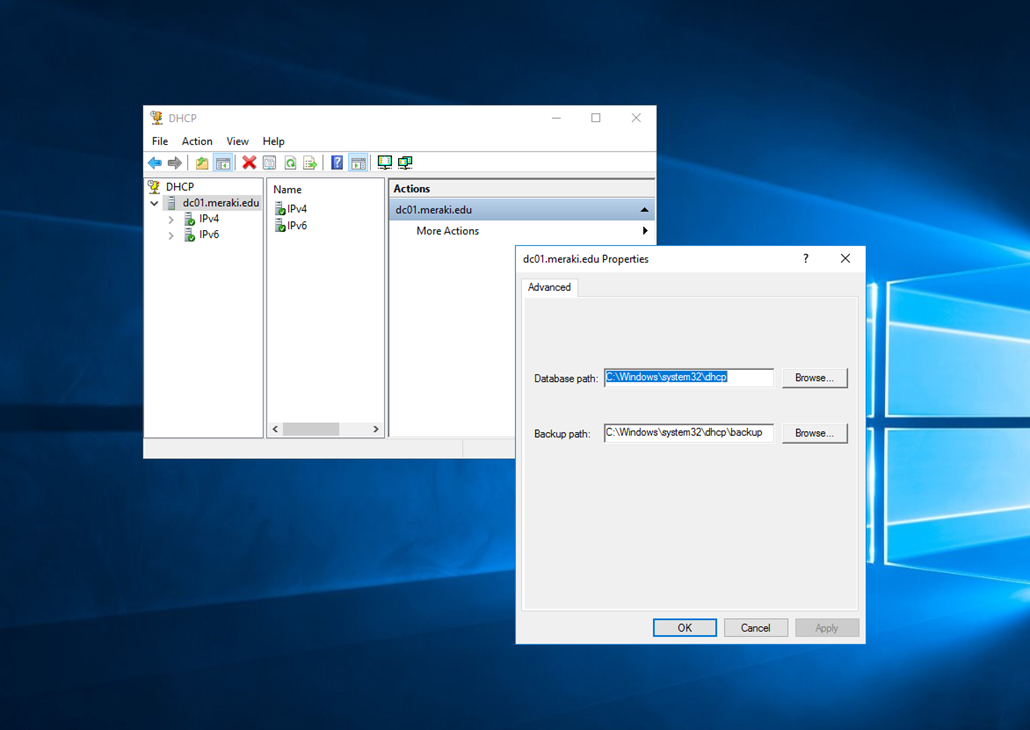 Αλλαγή φακέλου backup στον DHCP Server 2016 Greek IT Pro