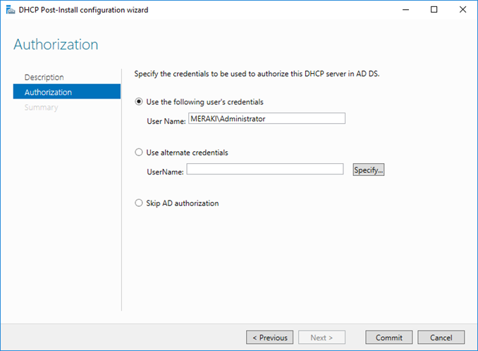 Εγκατάσταση DHCP ρόλου στον Windows Server 2016