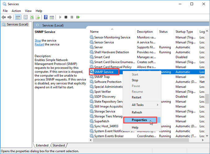 Εγκατάσταση και ρύθμιση του SNMP σε περιβάλλον Windows